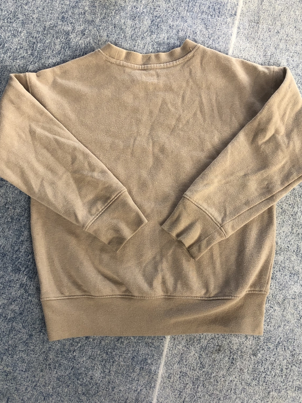 2/10$ Disneyland California Kids' Tan Crewneck Sweatshirt - Ghost Mickey Graphic - Picture 4 of 4